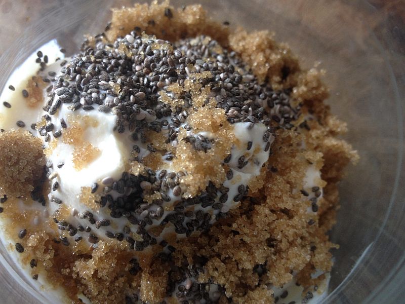 Brown Sugar and Nut Butter Dip or Parfait made with Truvia Brown Sugar Blend