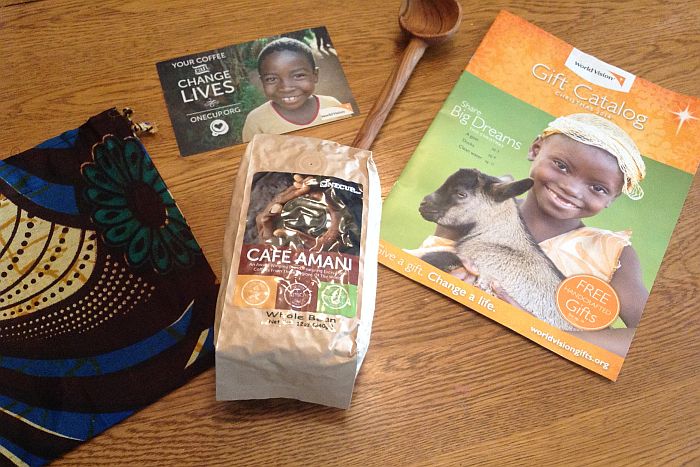 One Cup Fair Trade Coffee Gift Set from World Vision