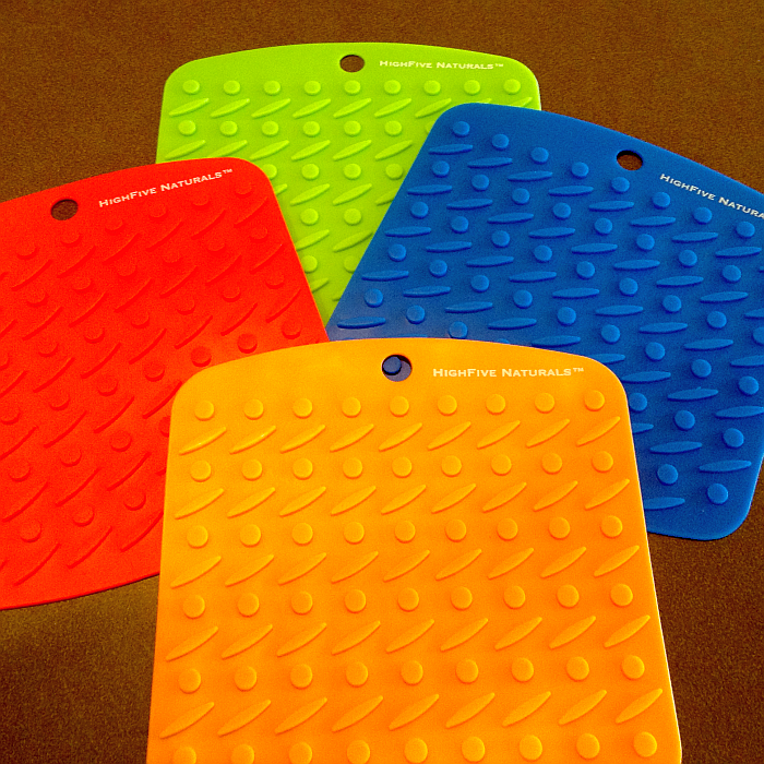 HighFive Naturals Silicone Pot Holders 