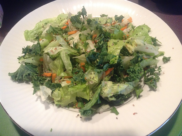 Salad with Chia Seeds and Kale