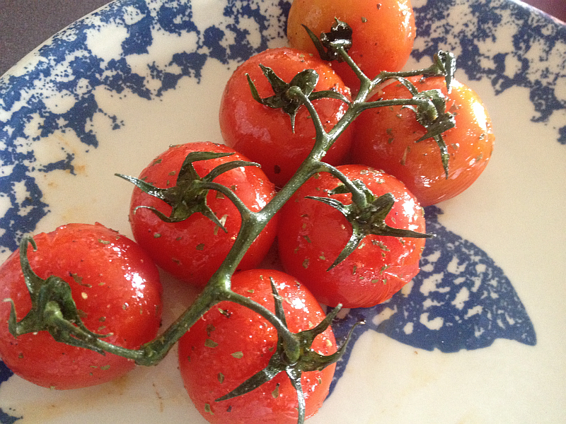 Roasted Tomatoes with Pasolivo Rosemary Olive Oil