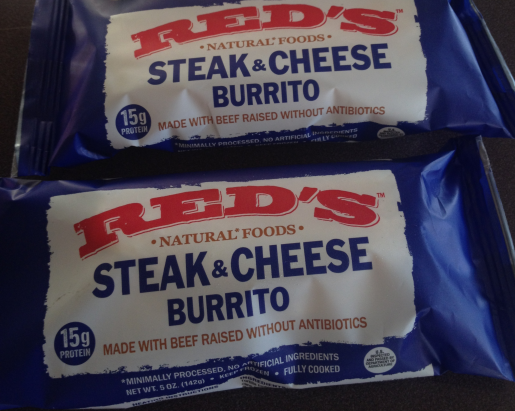 Red's All Natural Steak and Cheese Burrito