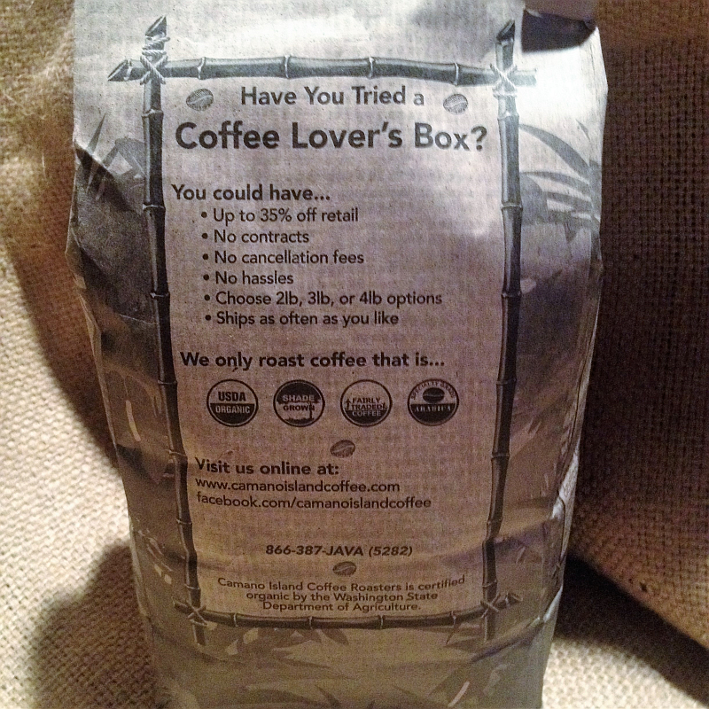 Camano Island Coffee Roasters Coffee Lover's Box