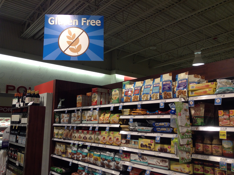 Gluten Free Aisle - Schnucks Store in Newburgh Indiana 