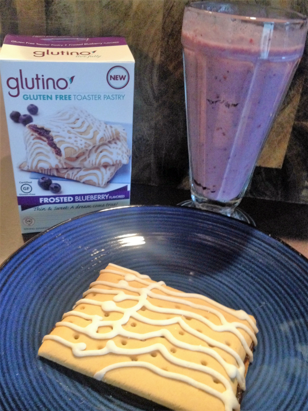 Glutino Frosted Blueberry Toaster Pastry 