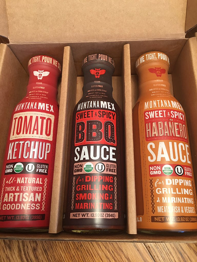 Montana Mex Tomato Ketchup, BBQ Sauce, and Habanero Sauce