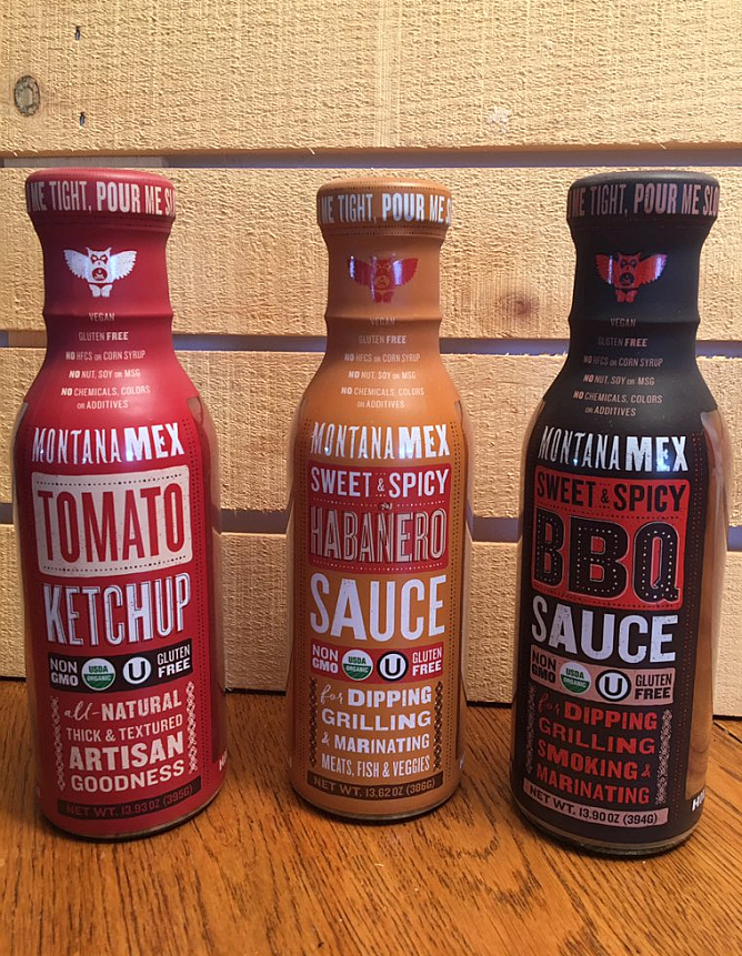 Montana Mex Tomato Ketchup, BBQ Sauce, and Habanero Sauce
