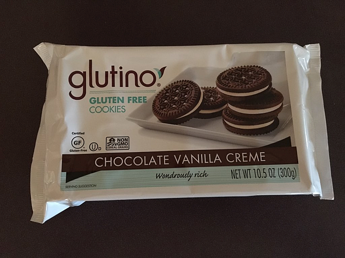 Glutino Chocolate Vanilla Creme Cookies
