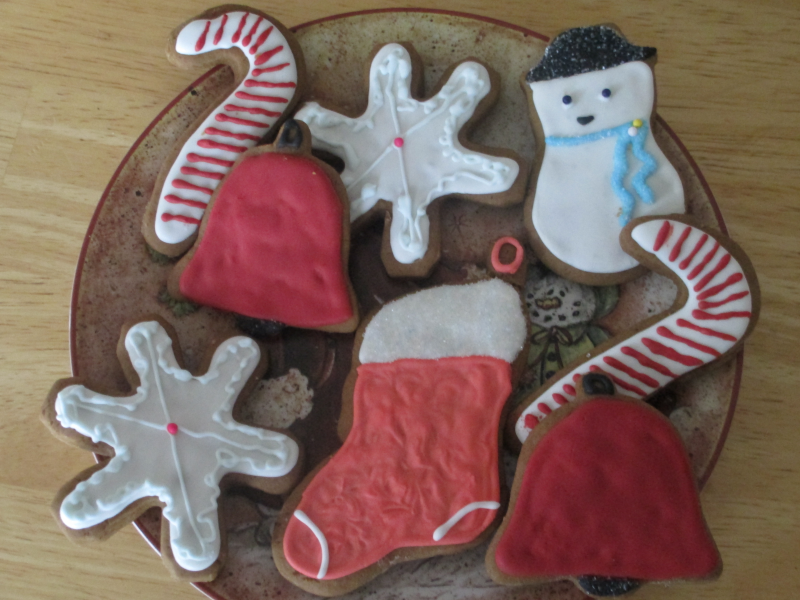 Iced Cut Out Christmas Cookies