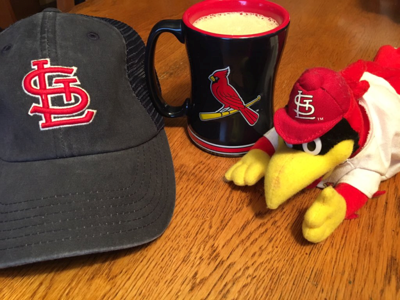 St. Louis Cardinals Baseball Mug, Hat, and Fred Bird