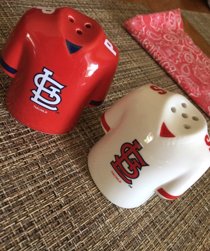 St. Louis Cardinals Salt and Pepper Shakers 