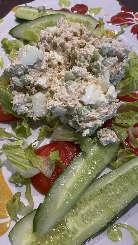 Chicken Salad with Boiled Egg Recipe (Gluten-Free)