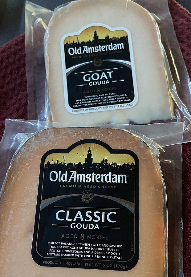 Old Amsterdam Classic and Goat Gouda Cheeses