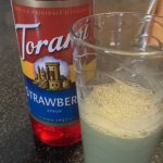 Iced Matcha with Torani Strawberry Syrup