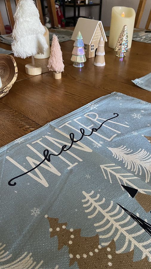 Hello Winter Placemats